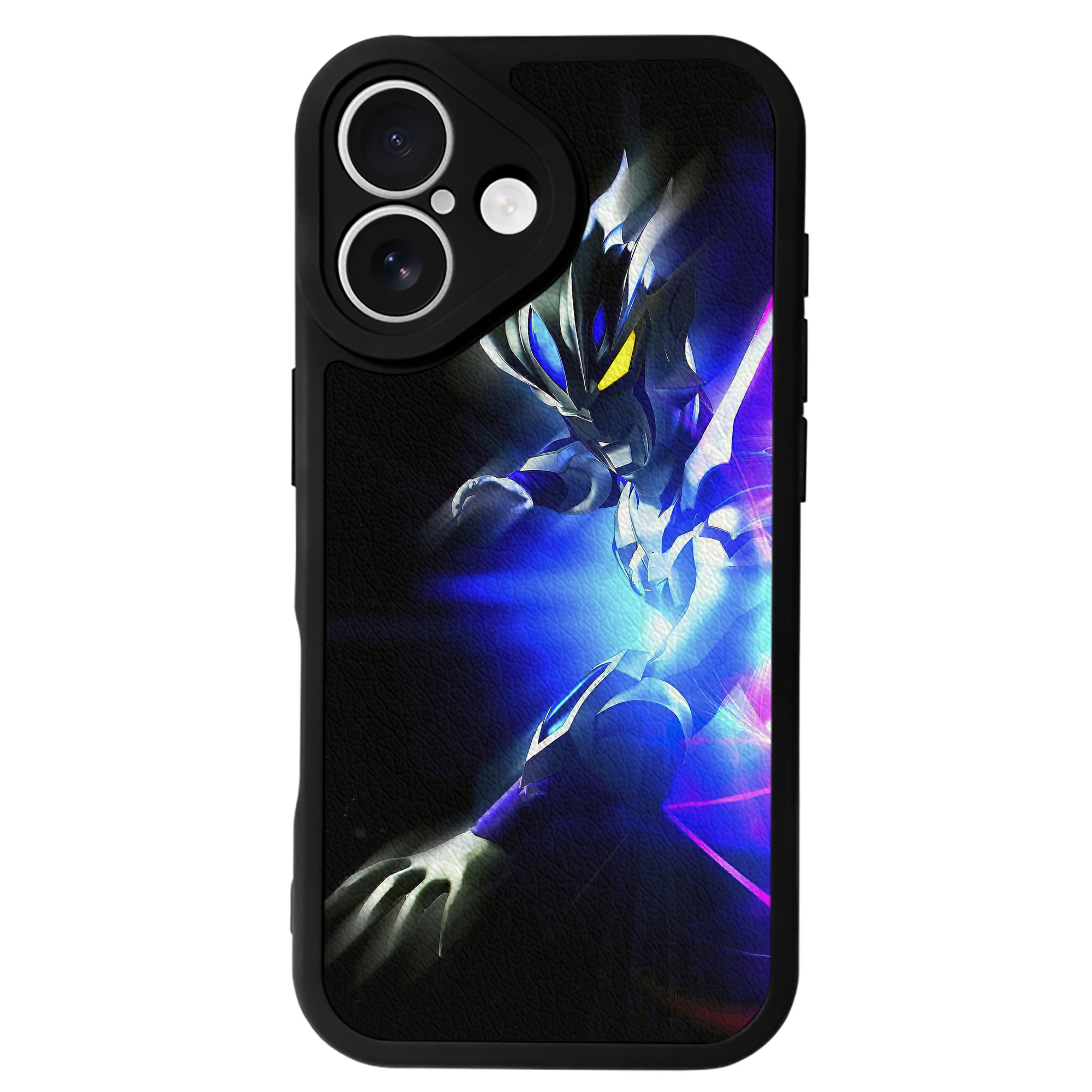 （画像用） ウルトラマン Ultraman 【iPhone 16シリーズ対応】シリコンスマホケース（レザー調） 材質：シリコン